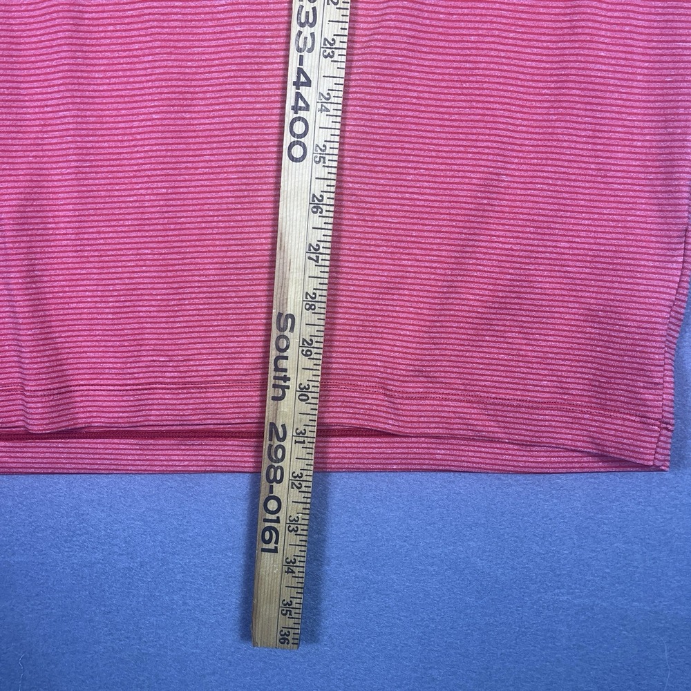 Nike Golf Polo Mens XL Red Tiger Woods TW Collection Short Sleeve Stripe - Picture 6 of 6